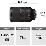 Sony FE 70-300mm SEL70300G F4.5-5.6 G OSS Lens