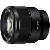 Sony SEL85F18 85mm F/1.8-22 Medium-Telephoto Fixed Prime Camera Lens, Black