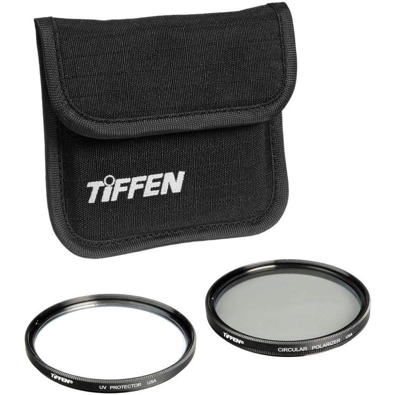 Tiffen Photo Twin Pack Filters, UV Protection & Circular Polarizing