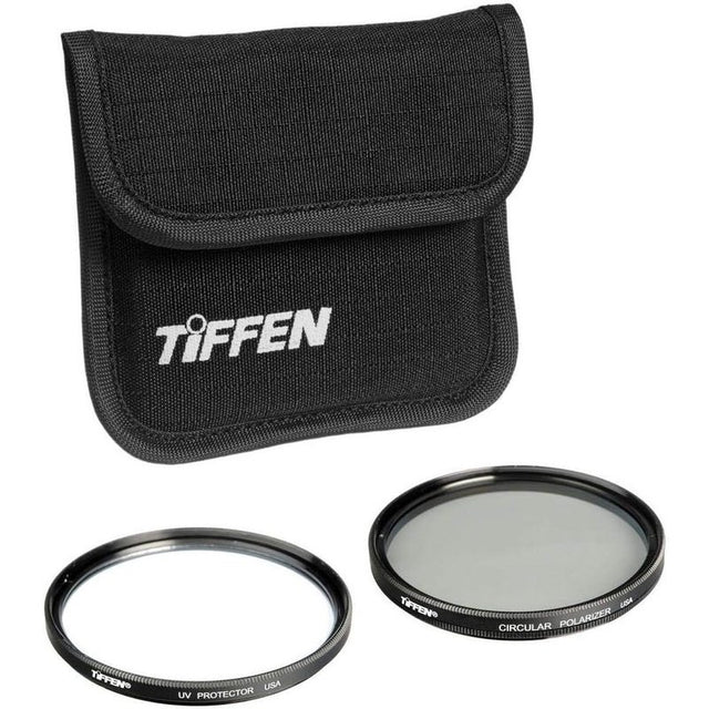Tiffen Photo Twin Pack Filters, UV Protection & Circular Polarizing