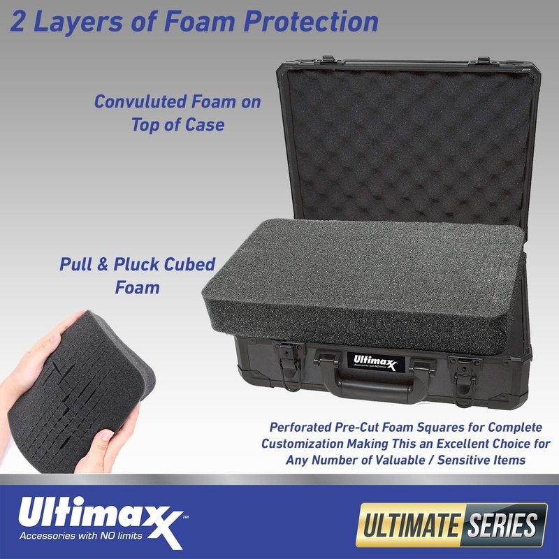 Ultimaxx Aluminum Framed Lockable Hard Case