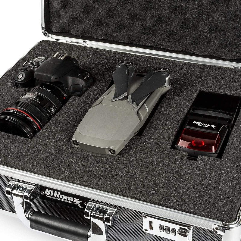 Ultimaxx Aluminum Hard Case with Pre-Cut Foam for Cameras and Equipment