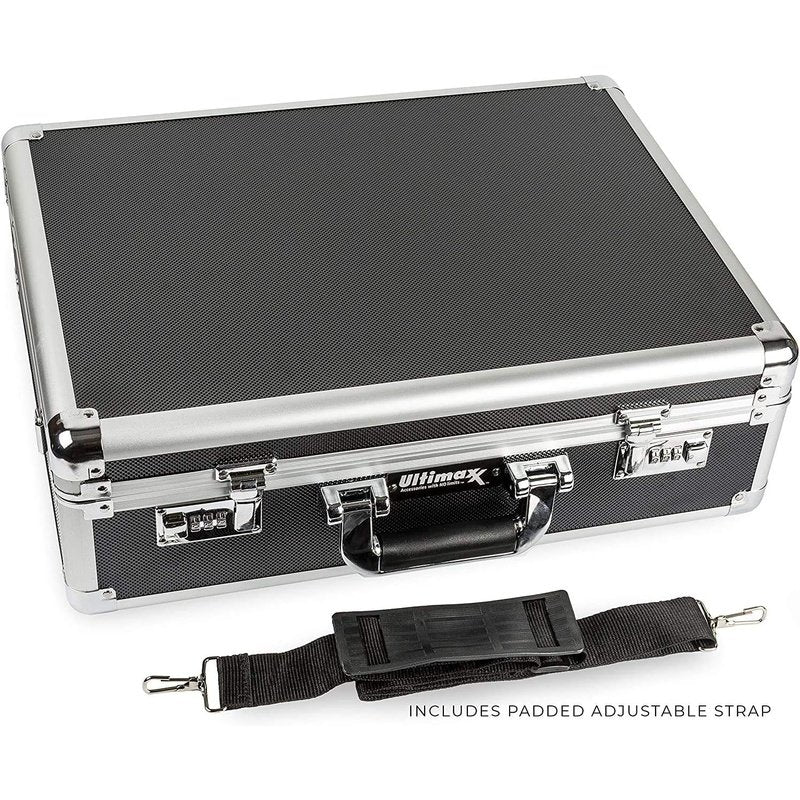 Ultimaxx Aluminum Hard Case with Pre-Cut Foam for Cameras and Equipment