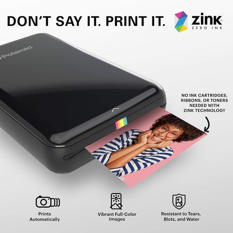 Zink Premium Instant Photo Paper 2x3 Inch Prints, Zero Ink Technology