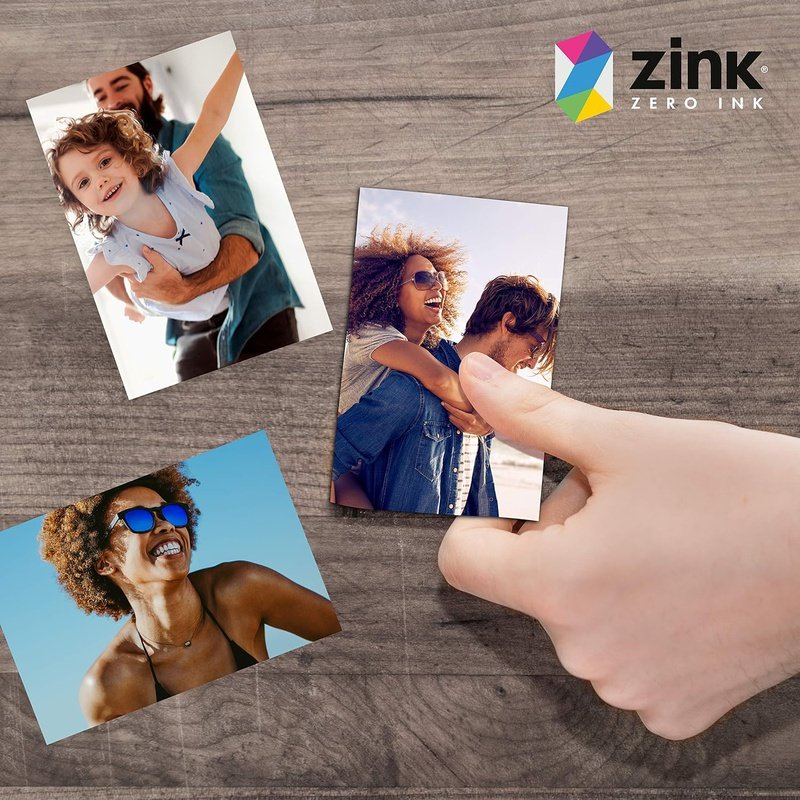 Zink Premium Instant Photo Paper 2x3 Inch Prints, Zero Ink Technology