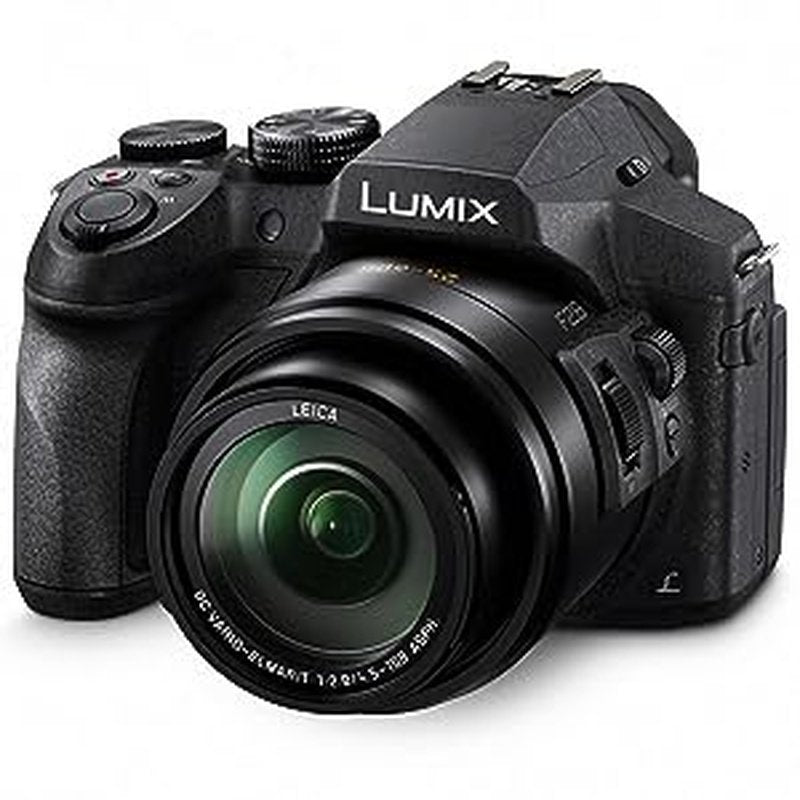 Panasonic LUMIX FZ300 Camera, 12.1 MP, LEICA DC 24X F2.8 Lens - DMC-FZ300K - Black